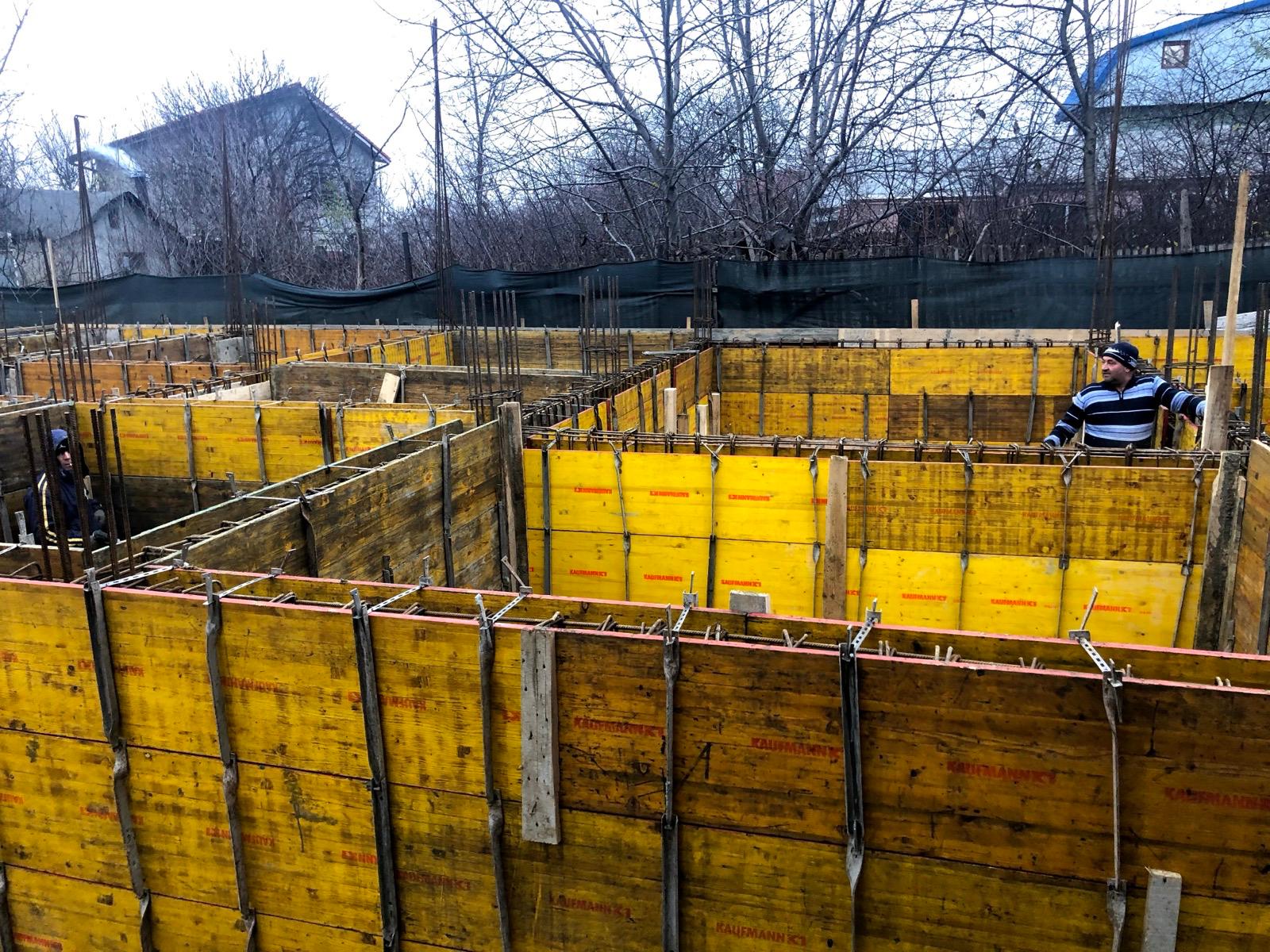 Lucrări de cofraj și fundații